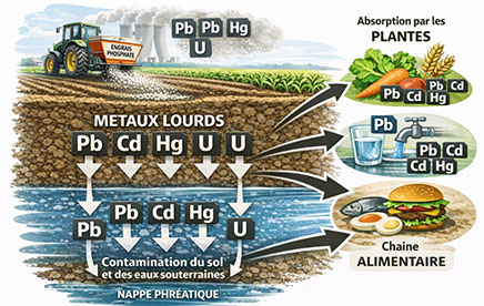 Quand l’uranium perturbe la régulation génétique des plantes 